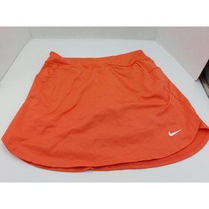 Nike Dri-fit Golf Tennis Skort Women’s Size Medium Coral Pink Skirt With Shorts